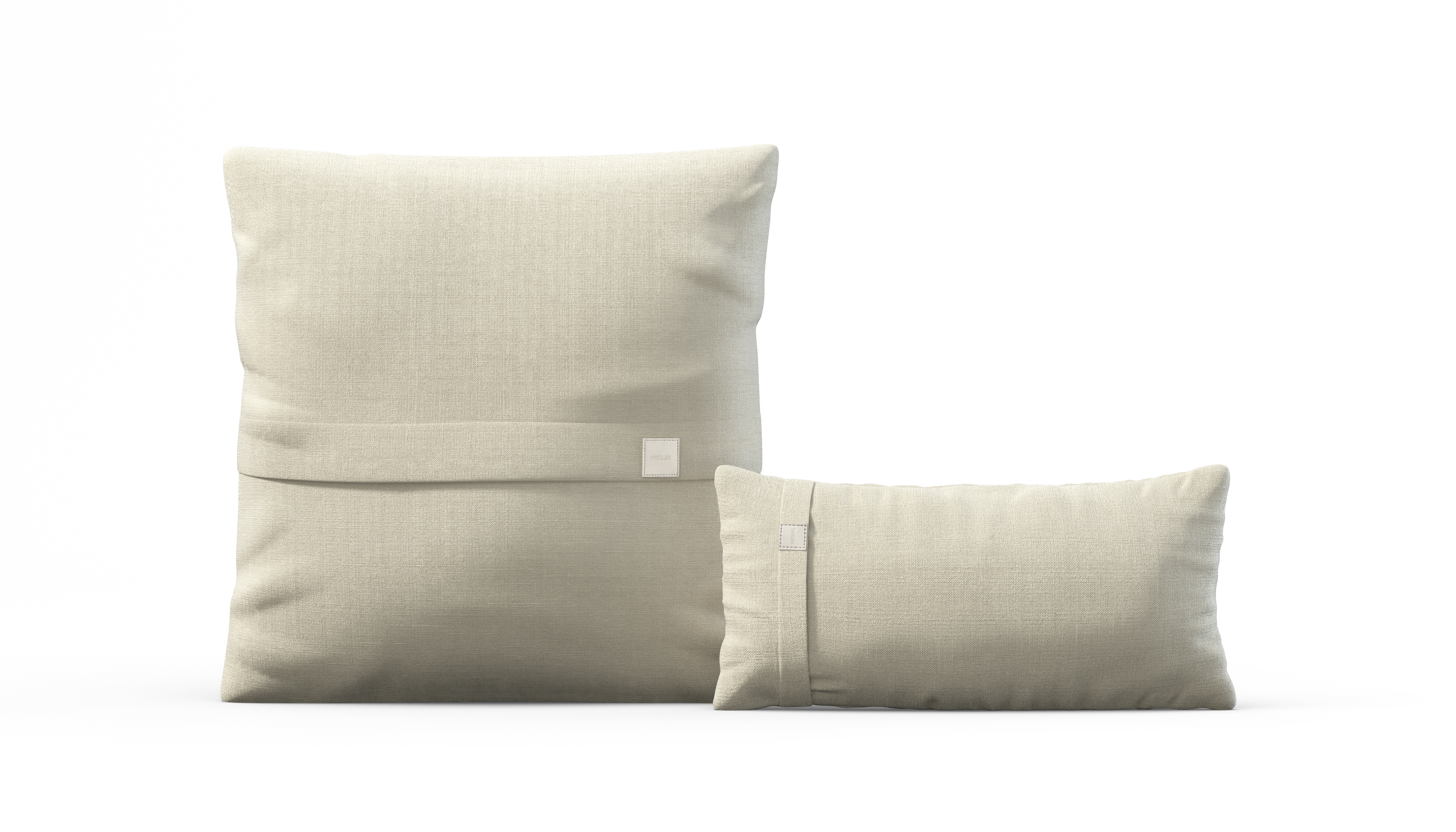 vetsak Pillow Set 1 set cuscini beige in piqué da esterno