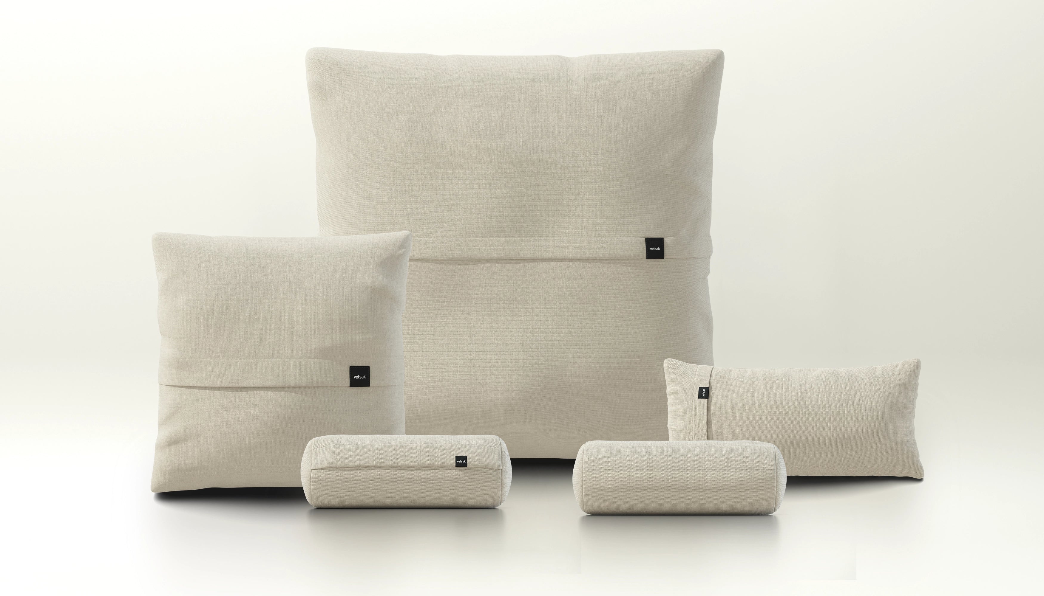 Vetsak Set 4 set cuscini Pique beige da esterno