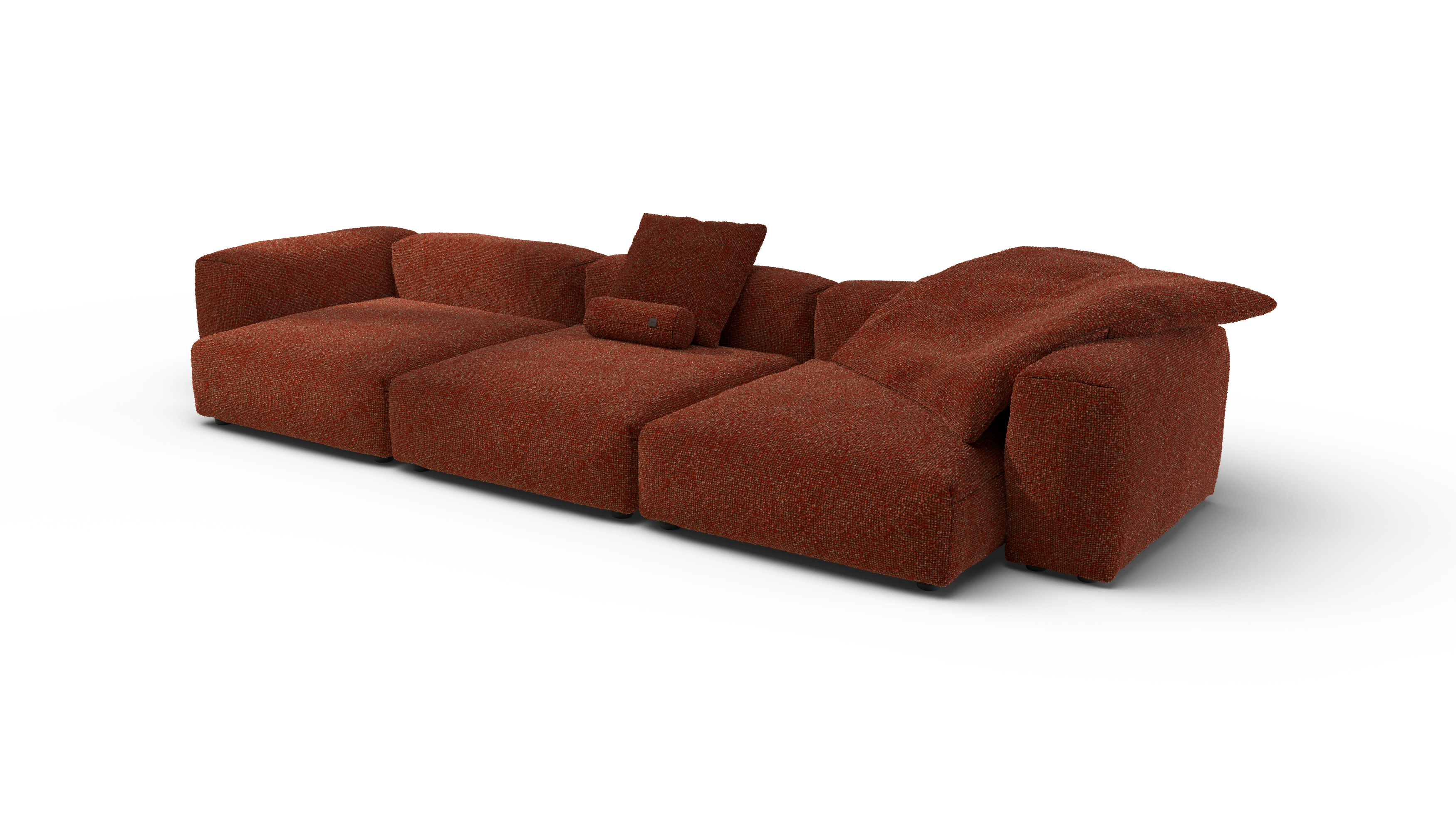 vetsak Sofa Set 05 divano nub siena angolare 5 posti