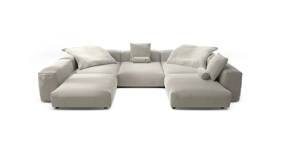 vetsak Sofa Set 06 divano modulare suave clay
