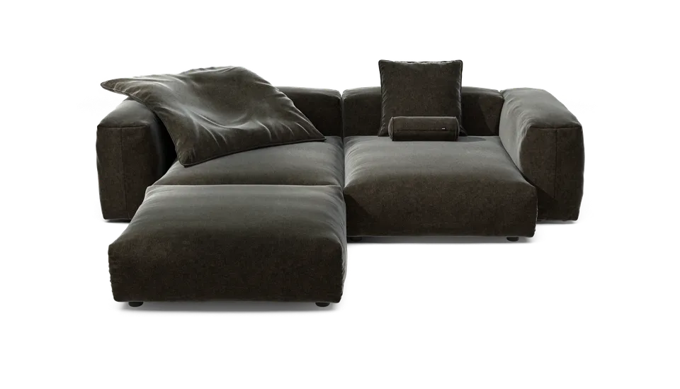 vetsak Sofa Set 03 divano Antracite 272x220 4 posti