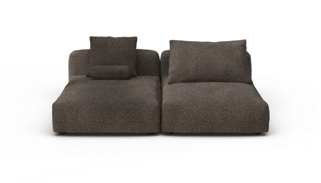 vetsak Sofa Set 01 XLarge divano modulare Nub noce 210x136 profondo