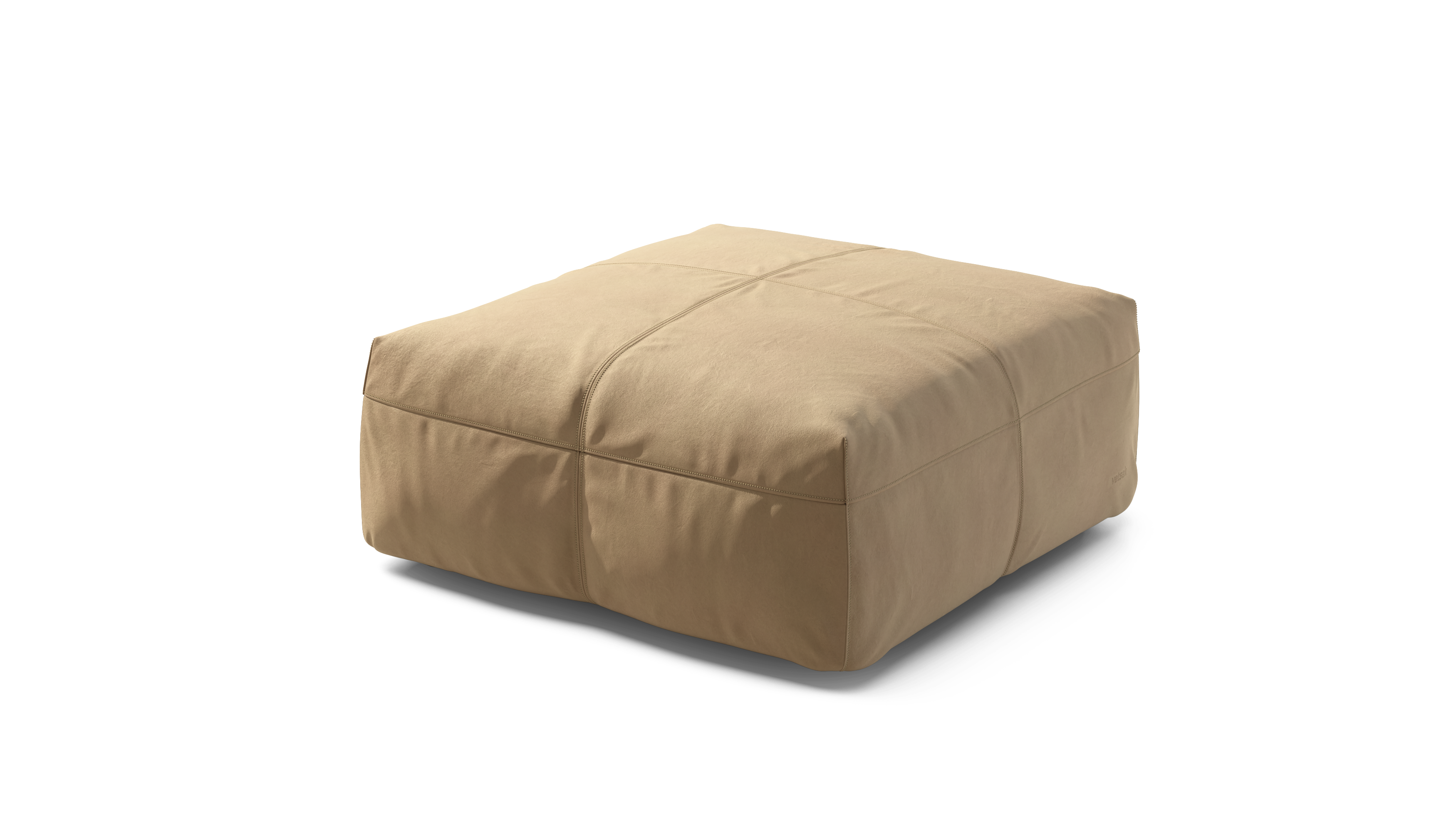 vetsak Cover Sofa Seat Medium fodera pelle beige 84x84