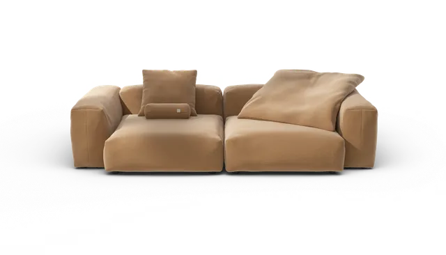 vetsak Sofa Set 02 Large divano modulare wheat 272x115 cm 3,5 posti