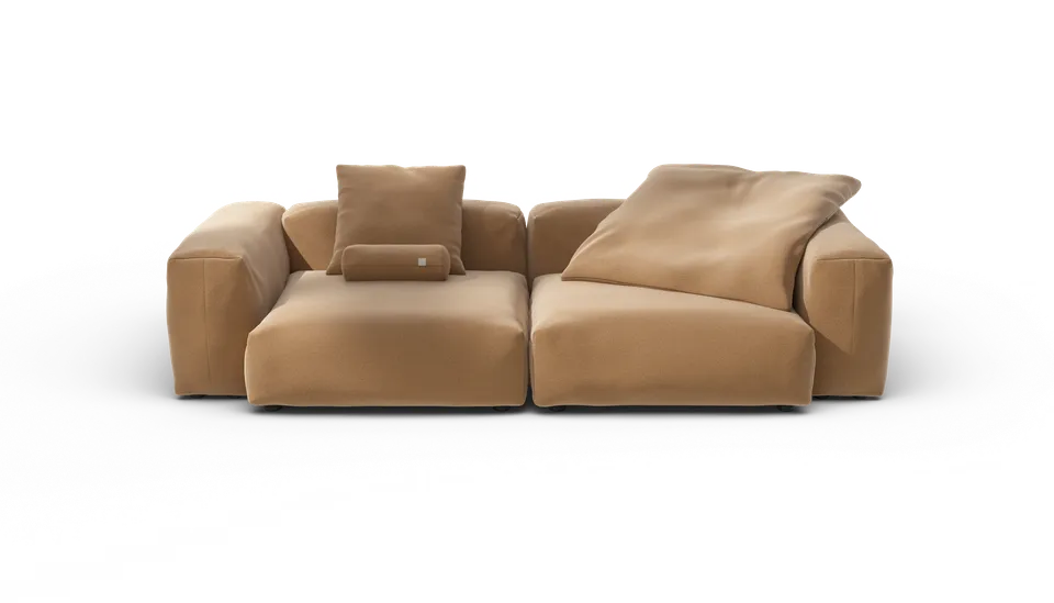 vetsak Sofa Set 02 Large divano modulare wheat 272x115 cm 3,5 posti