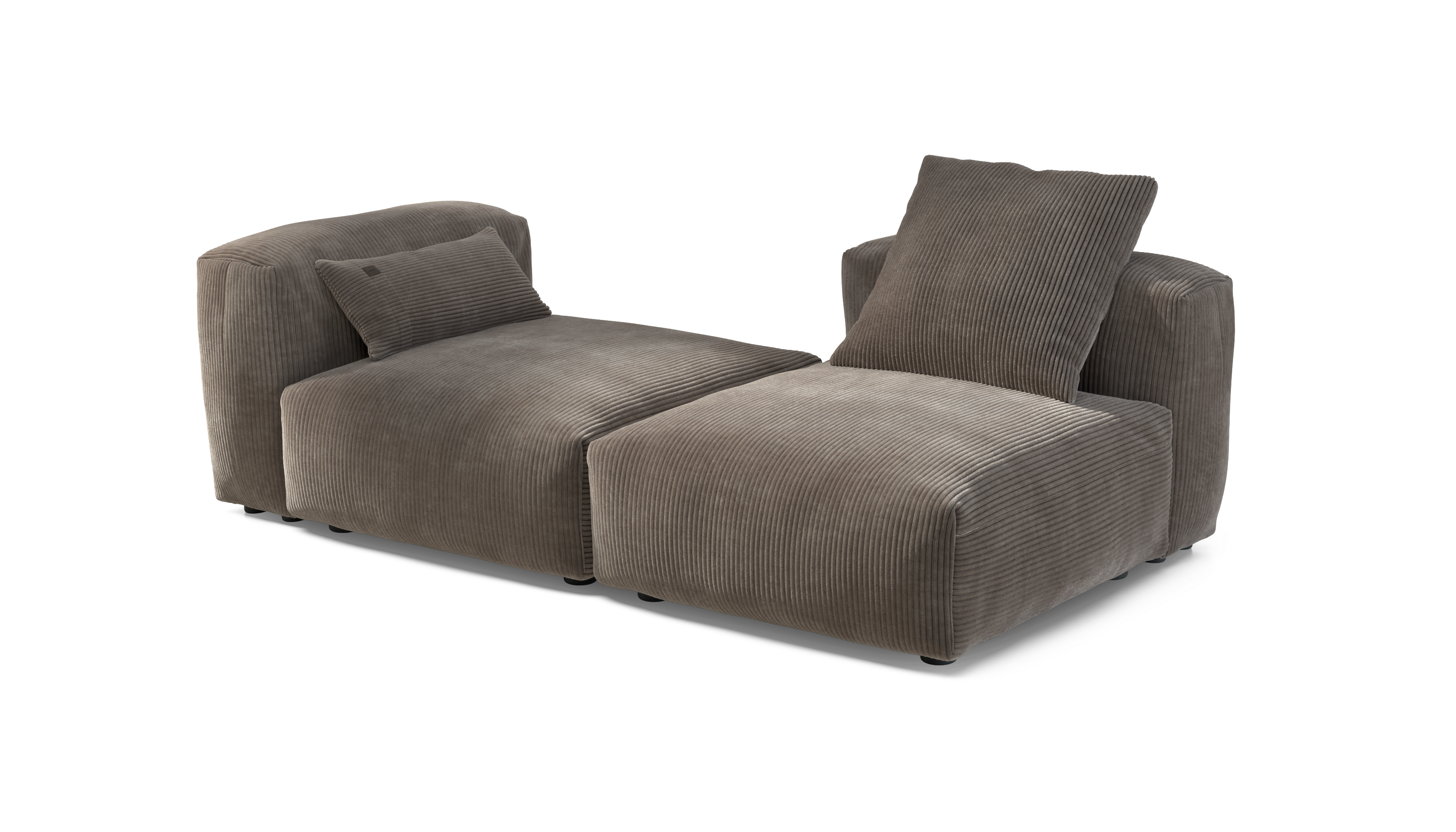 vetsak Sofa Set 01 Medium divano 2,5 posti mocha velluto