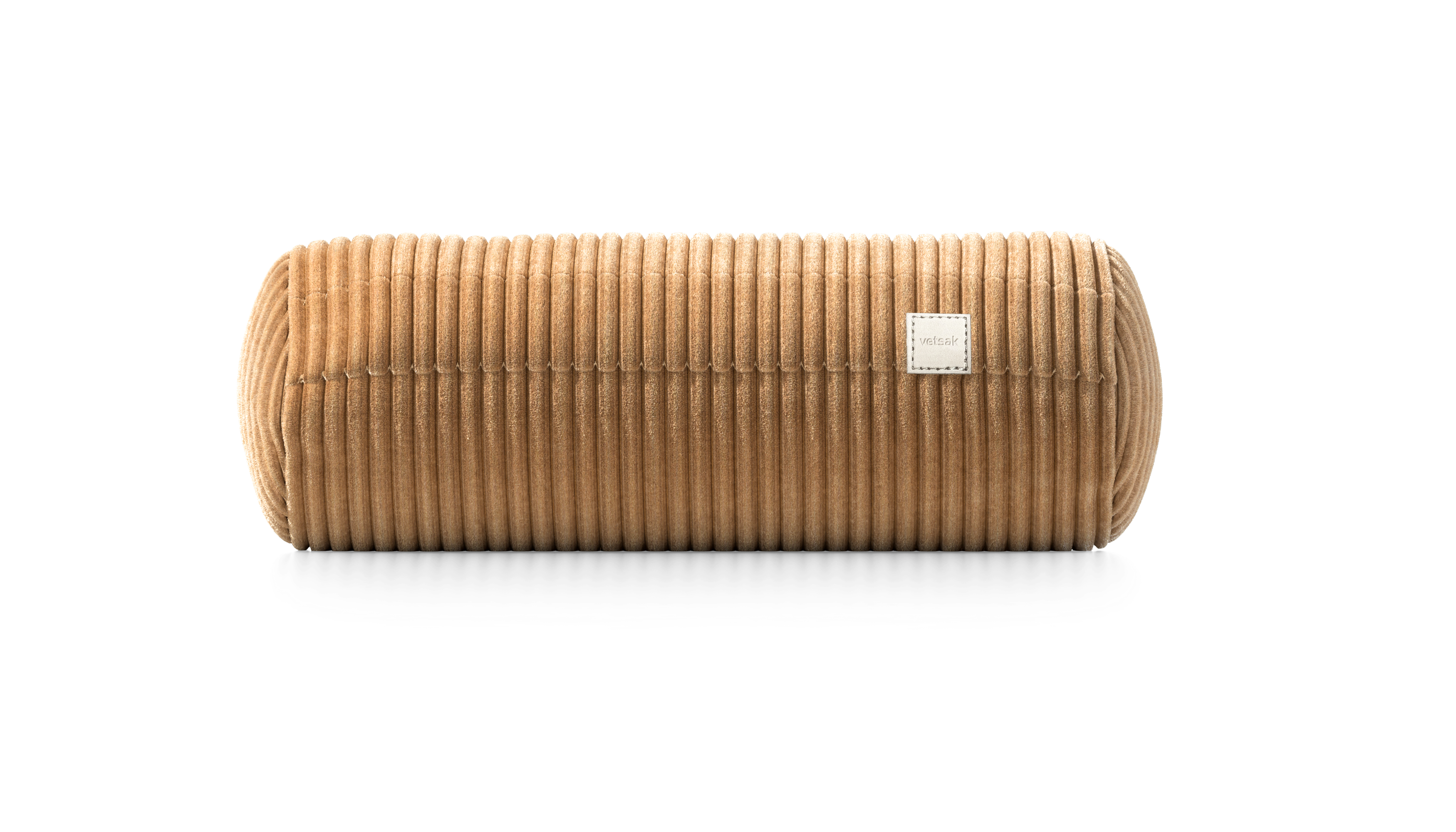 vetsak Noodle Cord Velour cuscino cammello
