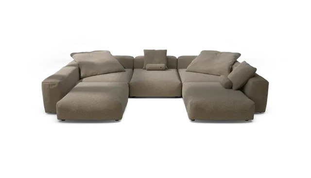 vetsak Sofa Set 06 divano Loop Loop taupe 7 posti 377x241