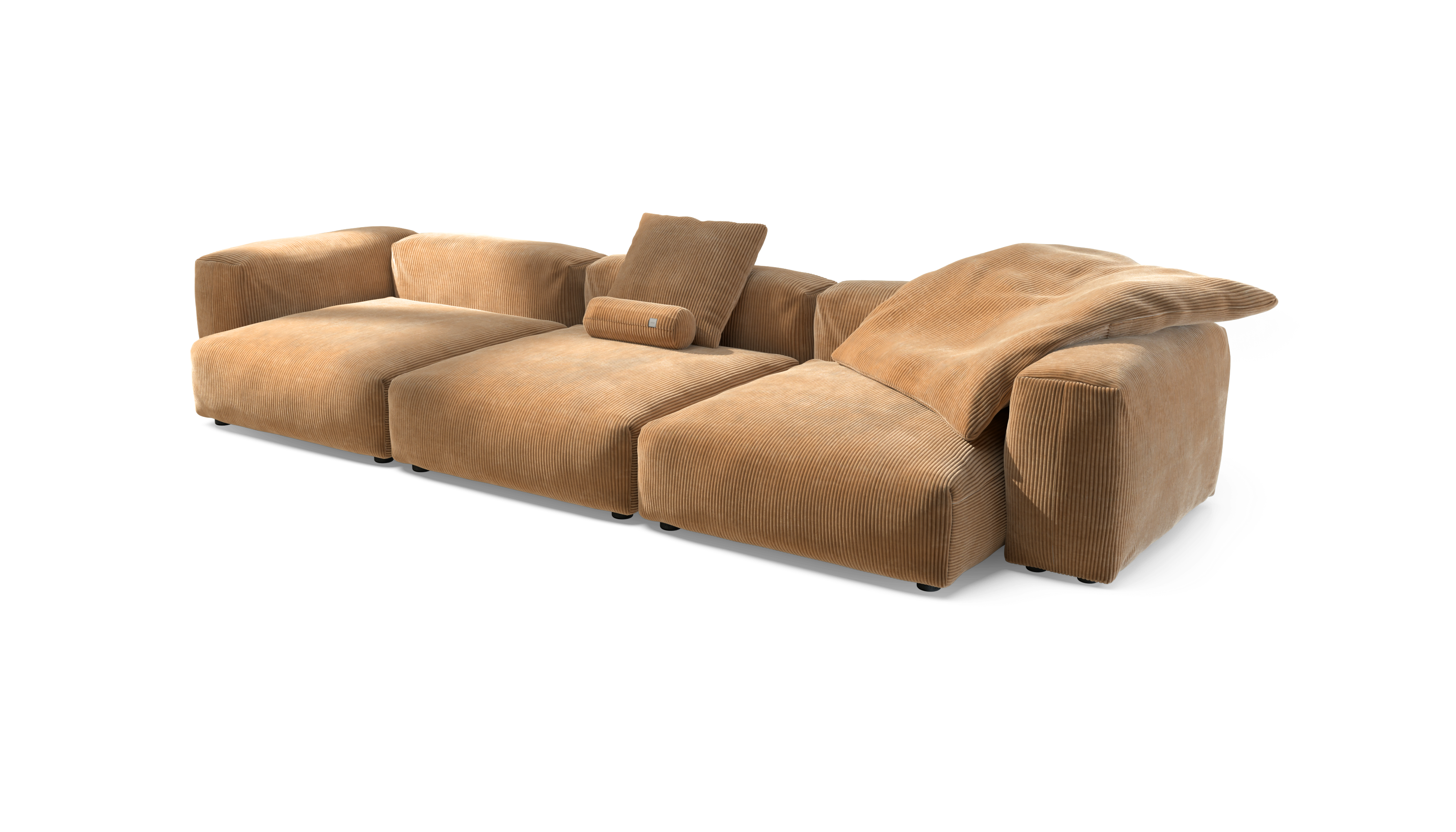 vetsak Sofa Set 05 divano modulare cammello 5 posti