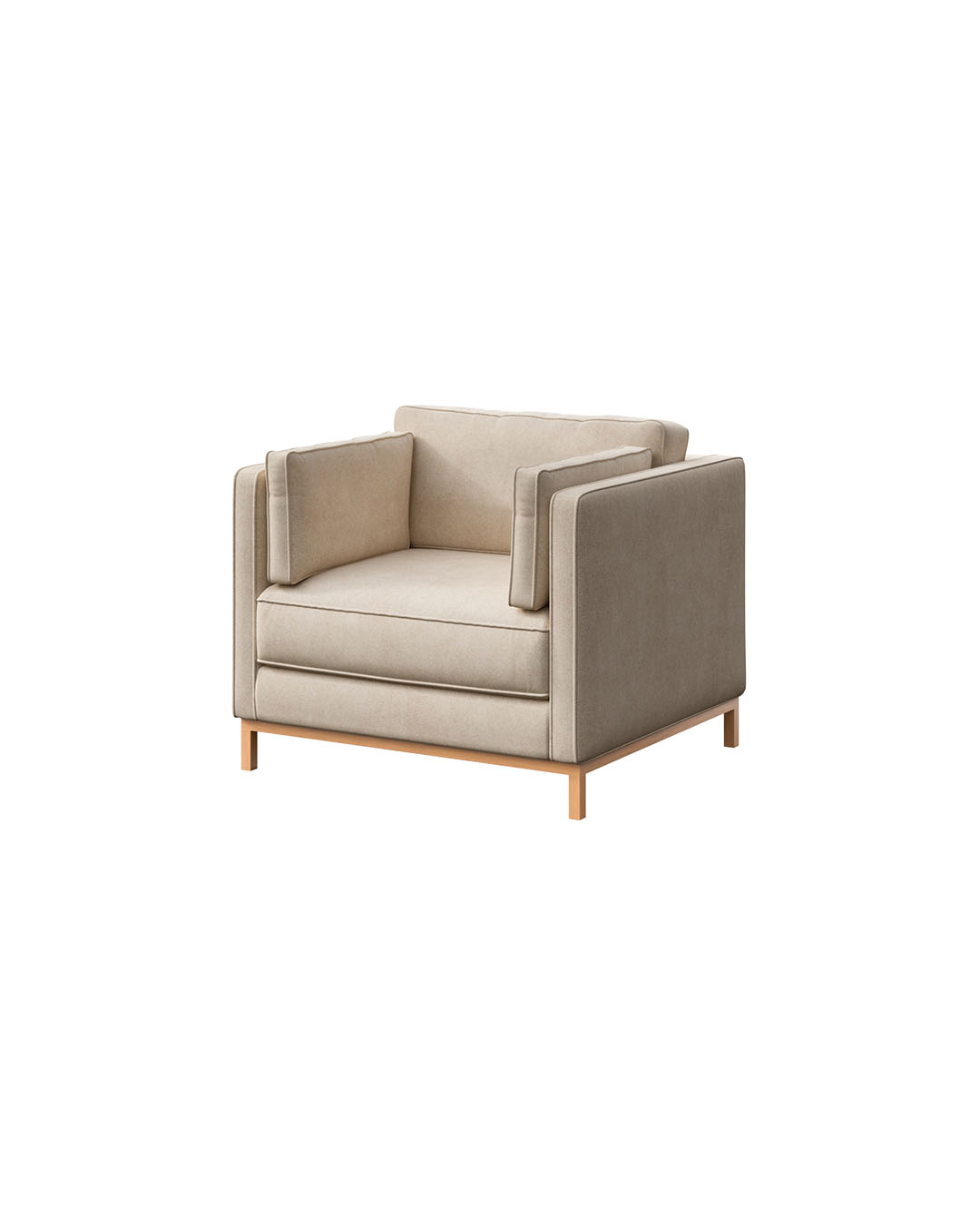 Ame Yens Celerio poltrona 1 posto 105 cm legno