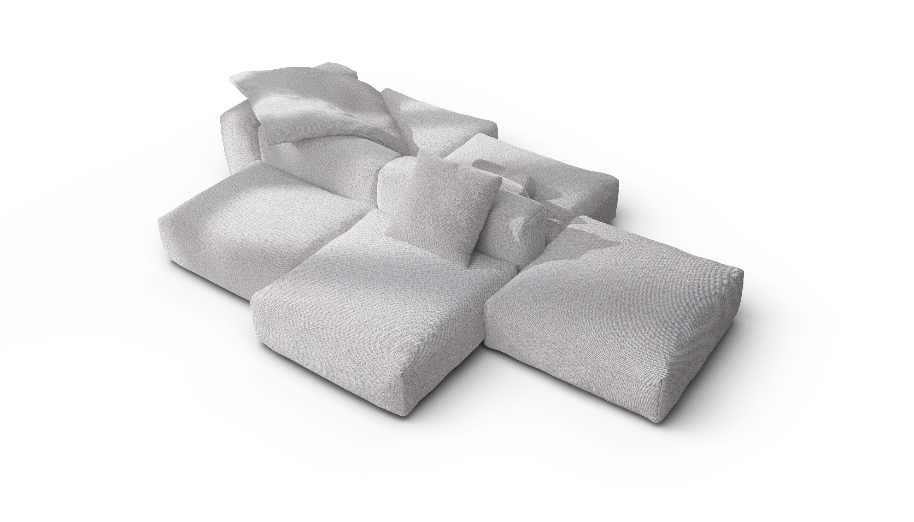 vetsak Sofa Set 09 The Island divano Dune 7 posti