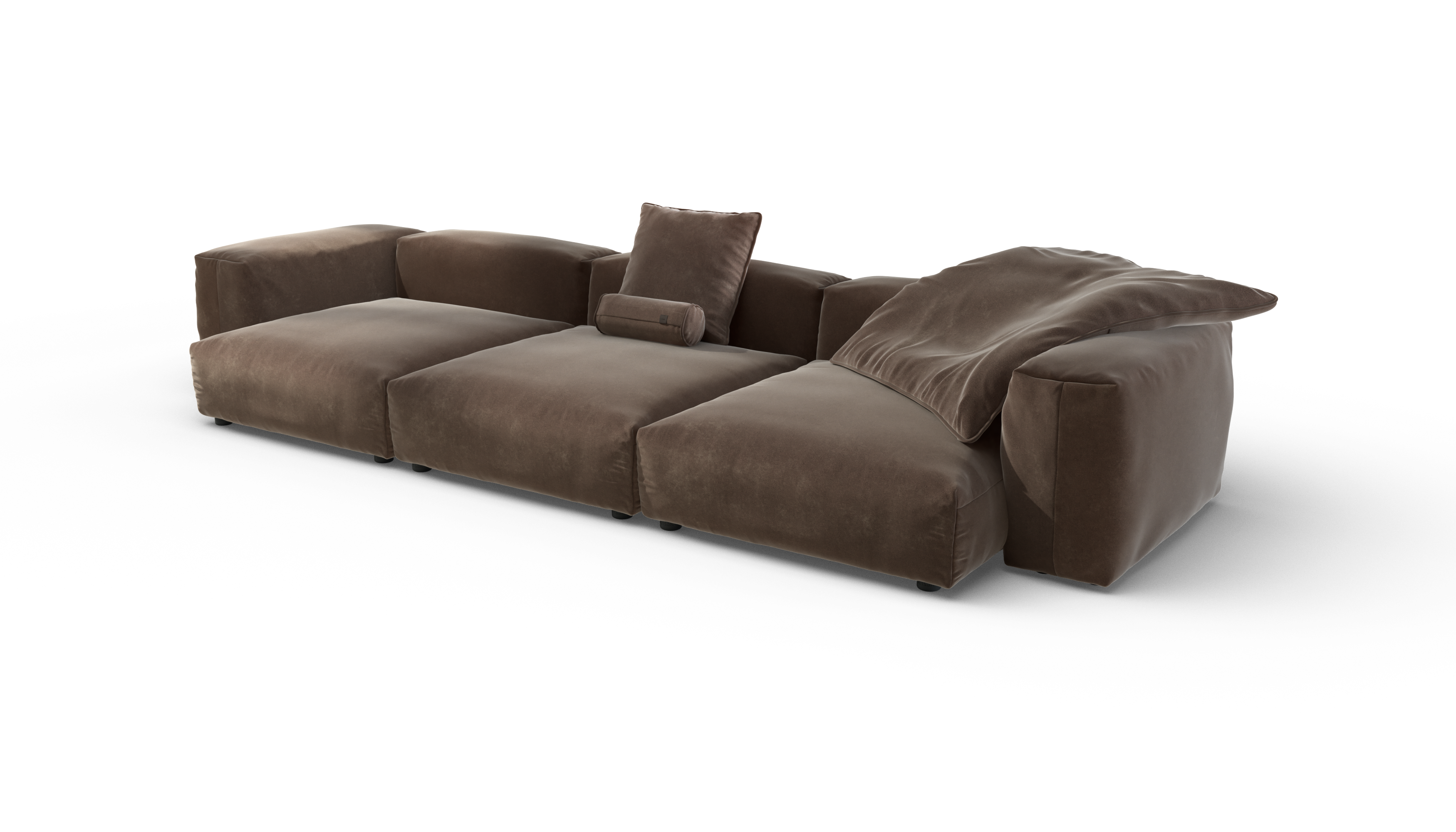 vetsak Sofa Set 05 divano modulare 5 posti espresso