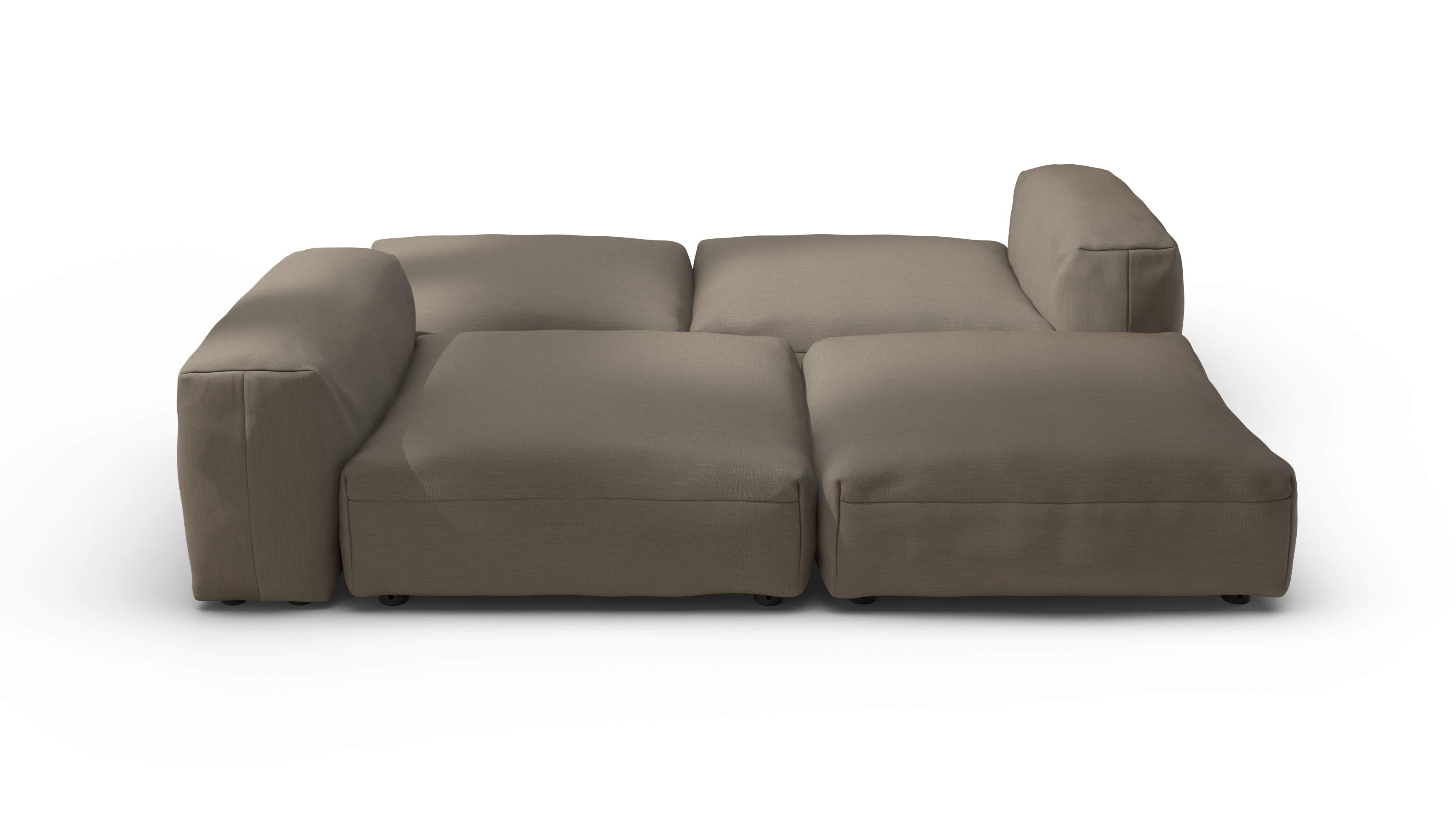 vetsak Sofa Set 08 Daybed divano esterno 6 posti driftwood