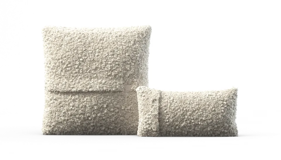 Vetsak Pillow Set 1 set cuscini doodle crema