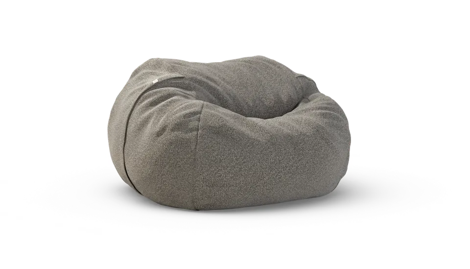 vetsak Beanbag Large fodera pouf pebble platinum