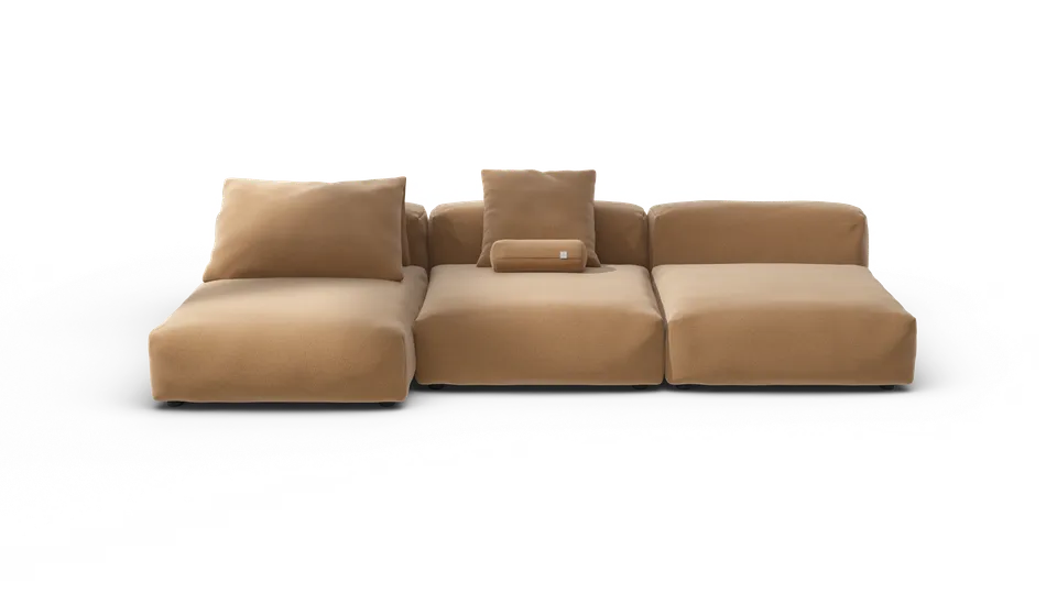 Vetsak Sofa Set 04 divano modulare 5 posti piqué wheat