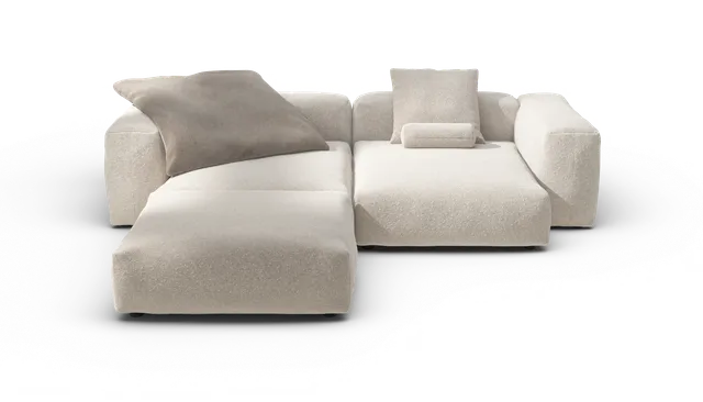 vetsak Sofa Set 03 divano modulare crema in nub 272x220