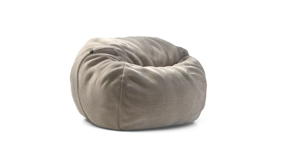 vetsak Cover Medium fodera pouf Platinum Cord Velour
