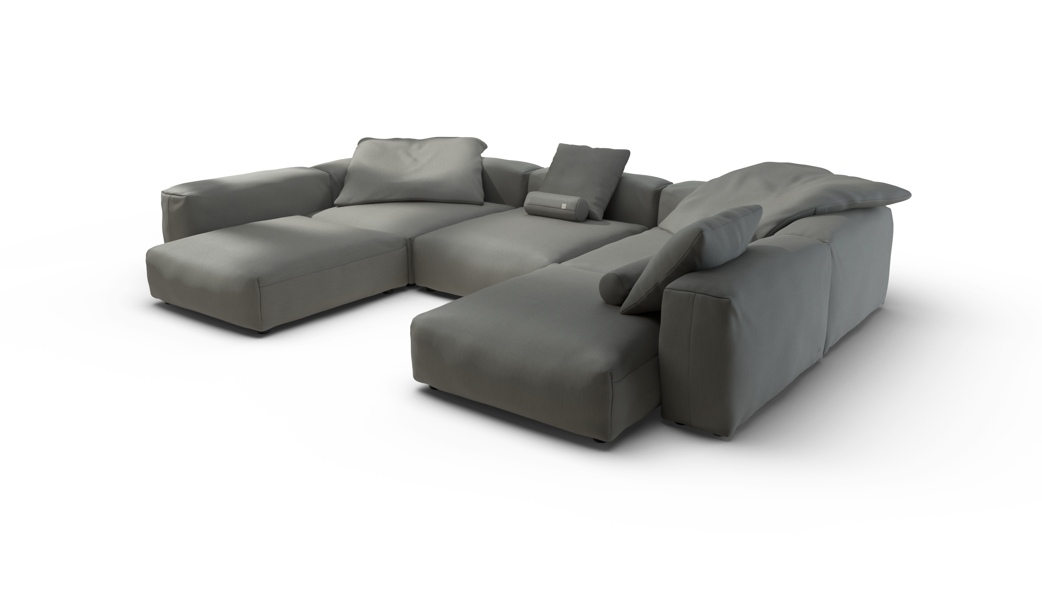 vetsak Sofa Set 06 Terrain divano 6,5 posti selce