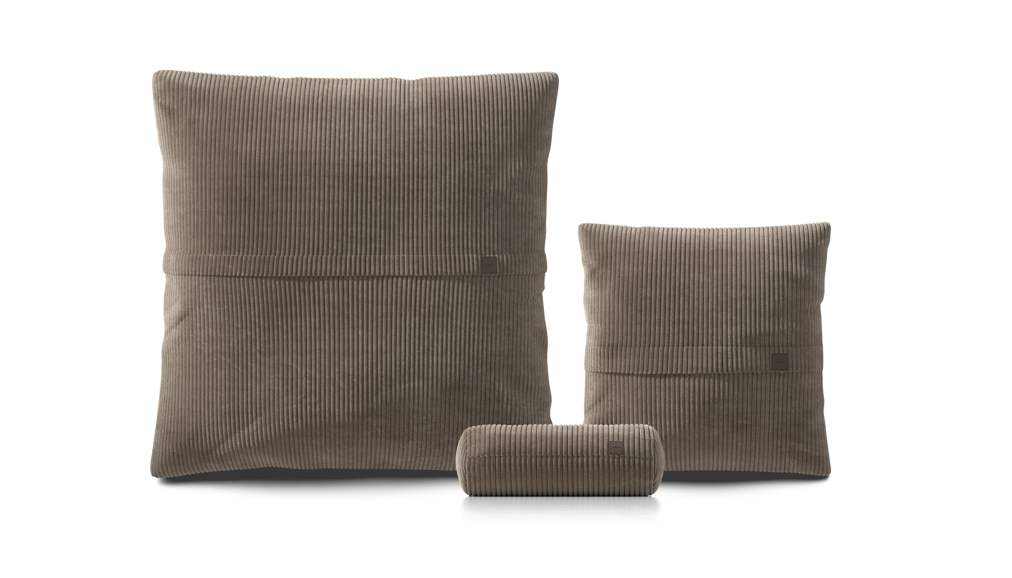 vetsak Pillow Set 2 set 2 cuscini velluto mocca