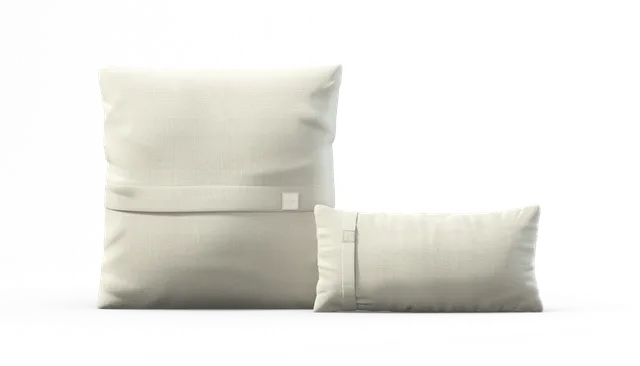 vetsak Pillow Set 1 set cuscini piqué crema