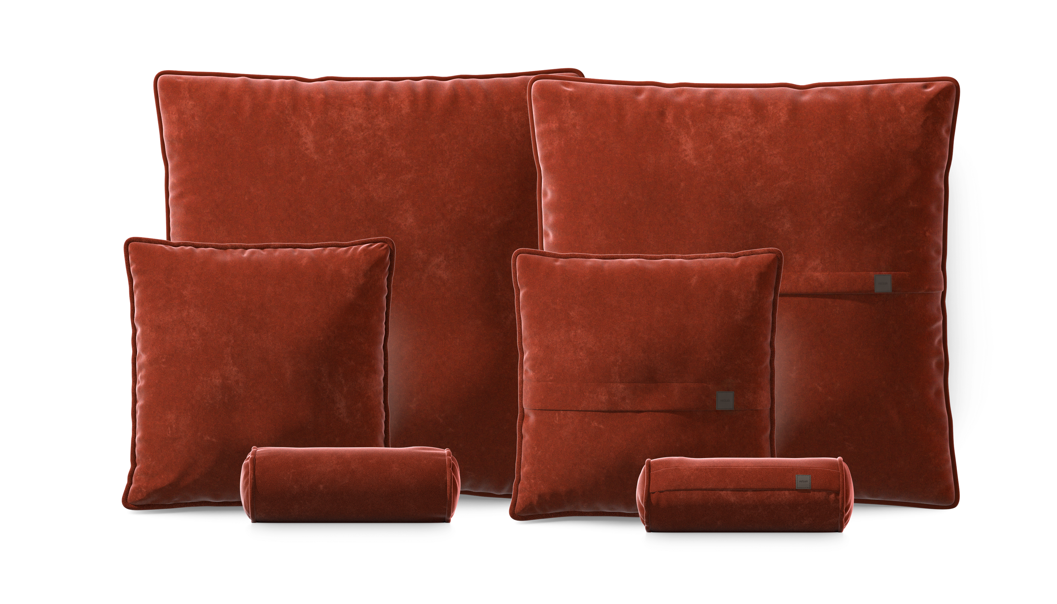 Vetsak Pillow Set 3 set 6 cuscini Suave zafferano