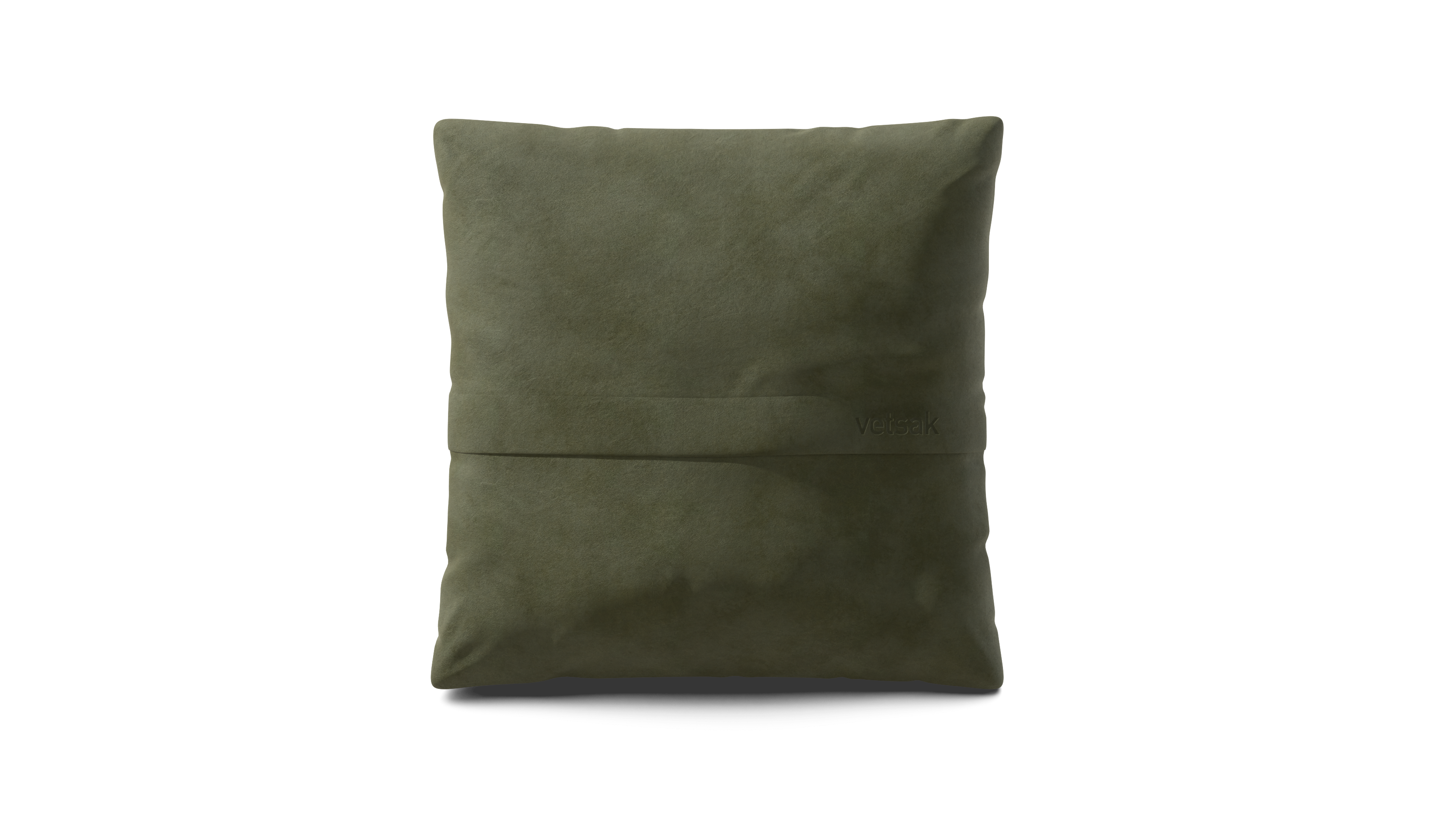vetsak Big Pillow cuscino pelle olive da interno