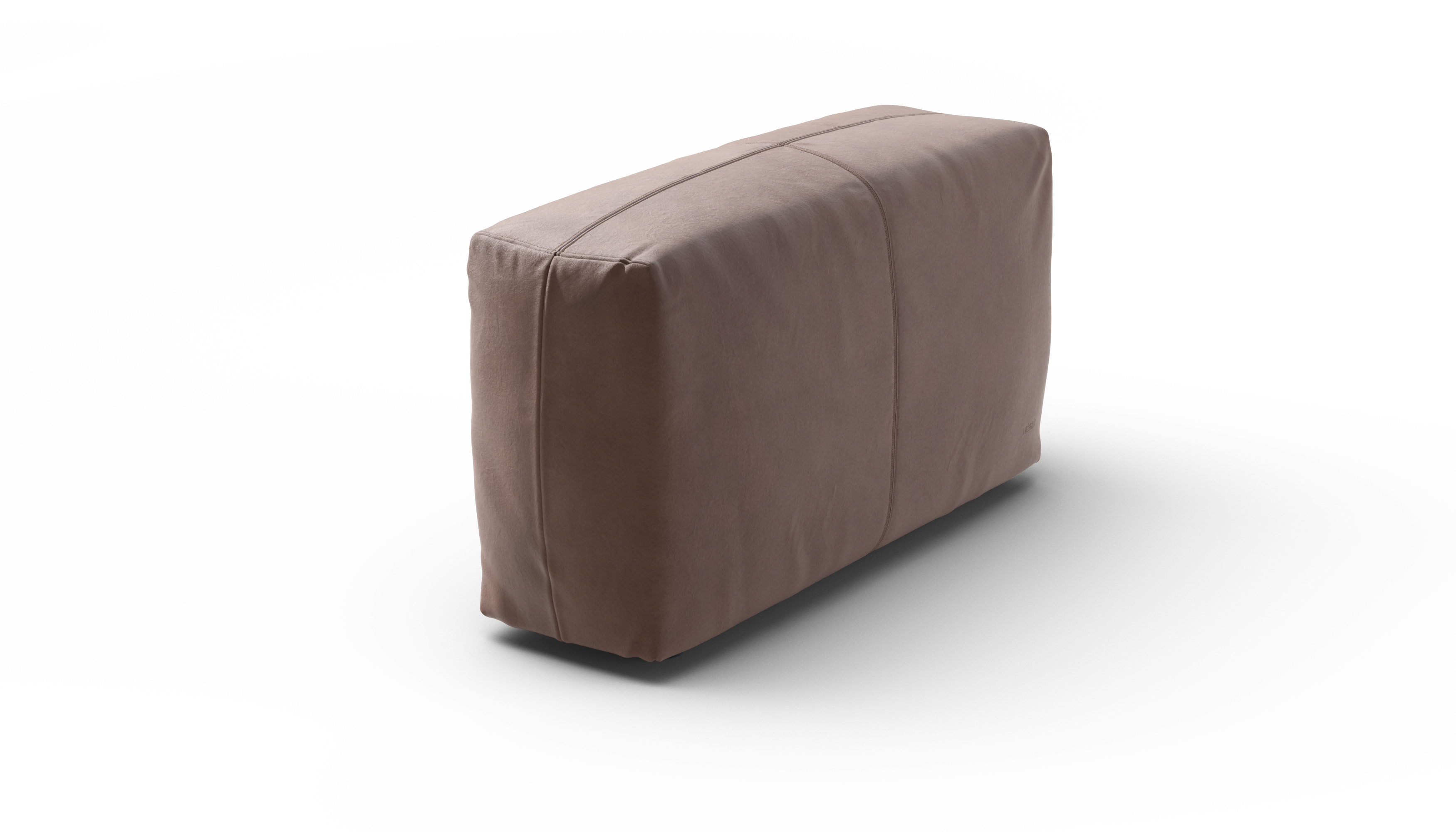 vetsak Cover Sofa Side Large fodera pelle stone 105x31