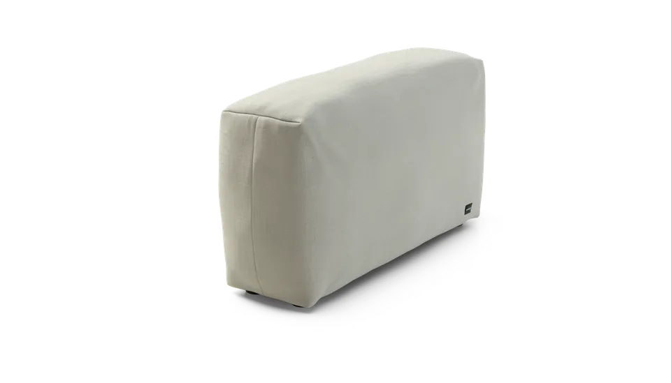 vetsak Sofa Side Large modulo laterale crema piqué da esterno