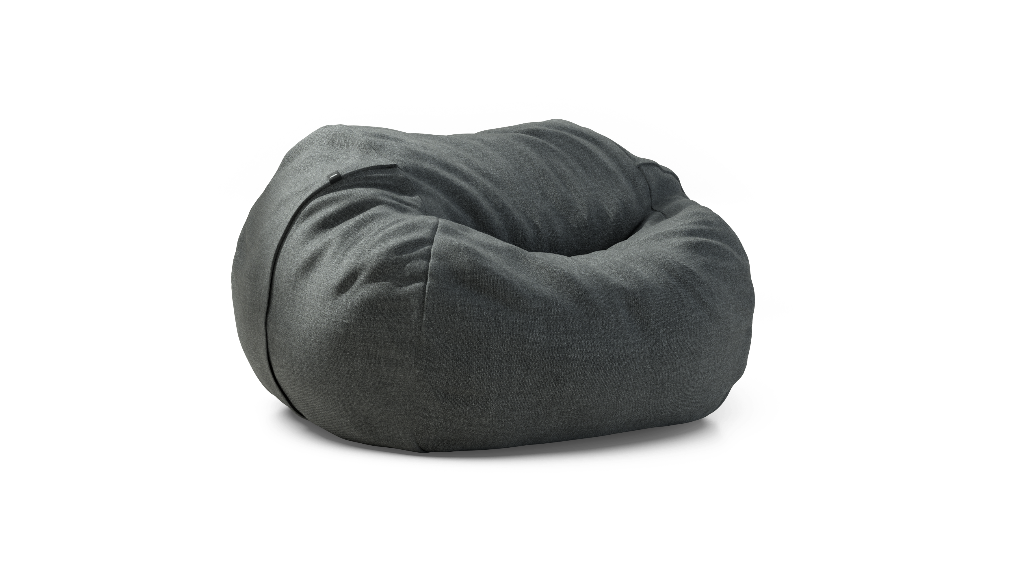 vetsak Beanbag L pouf grigio scuro pique da esterno ampio