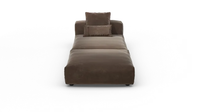 vetsak Set 07 Sun Lounger divano chaise longue espresso