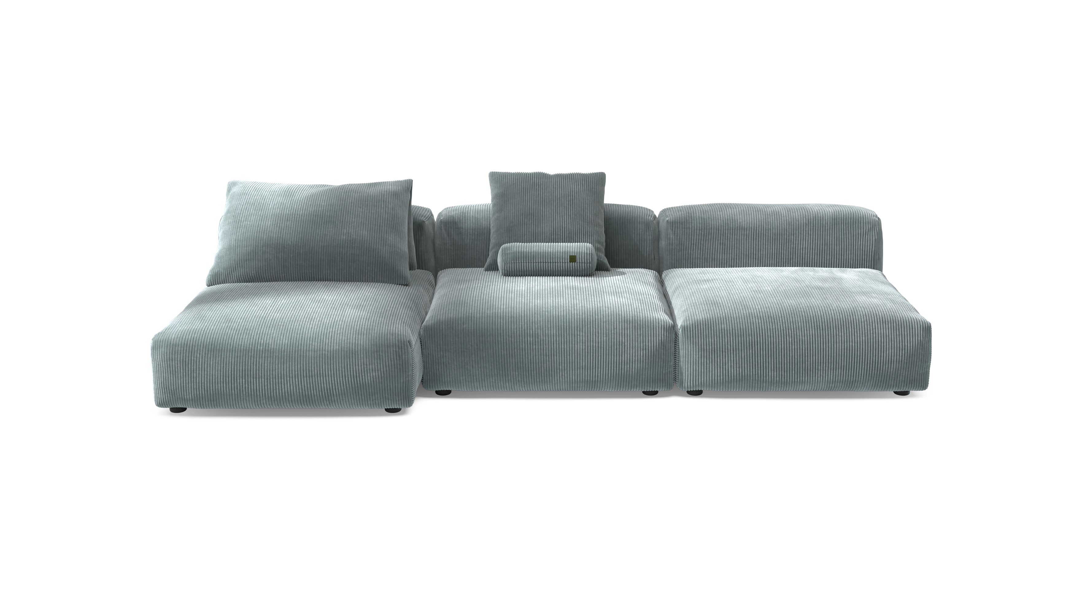 vetsak Sofa Set 04 divano 5 posti menta velluto