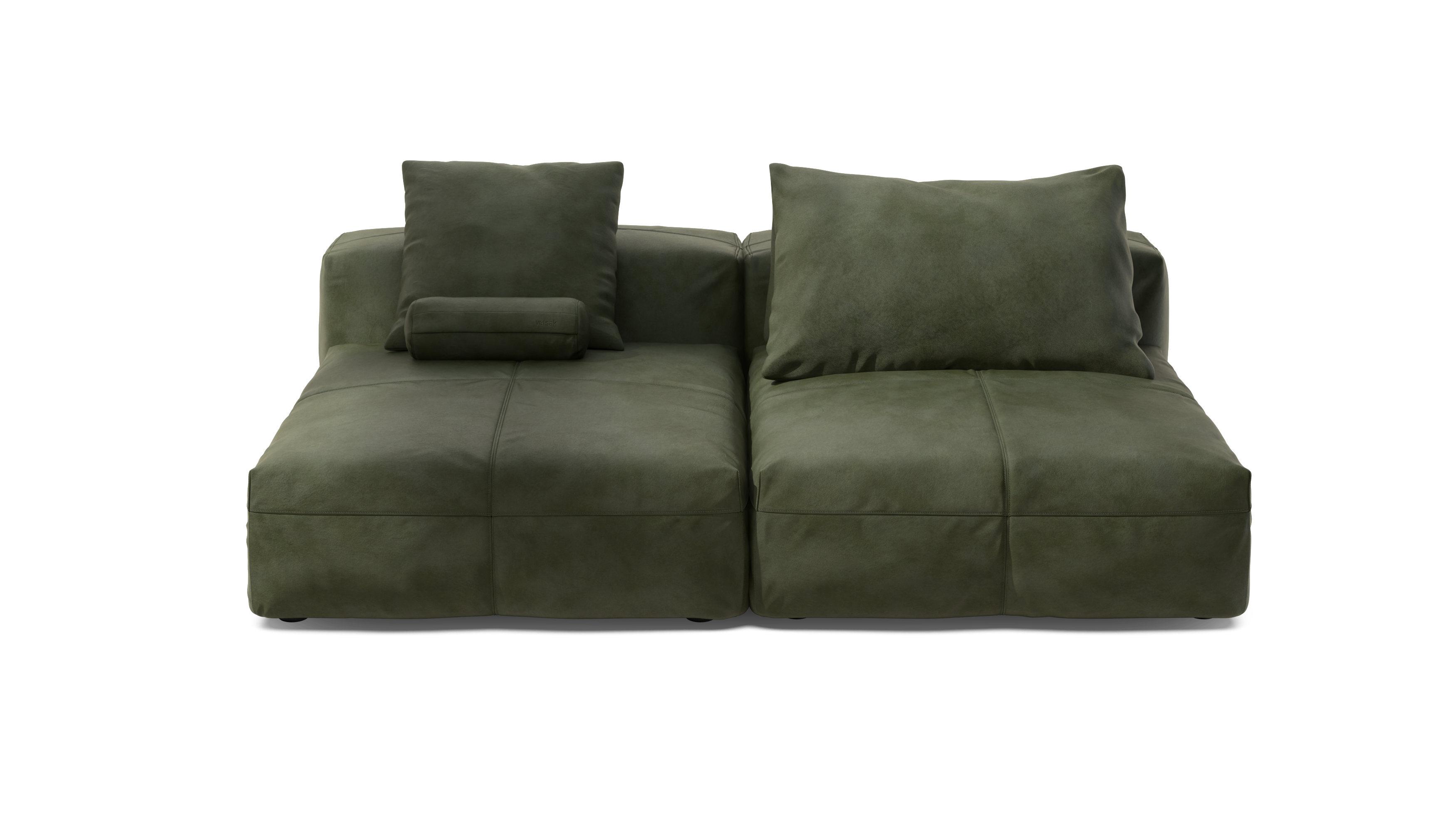 vetsak Sofa Set 01 XLarge divano pelle oliva 210x136 profondo
