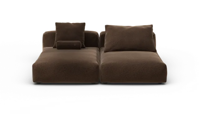 vetsak Sofa Set 01 XLarge divano modulare Pebble Umber profondo
