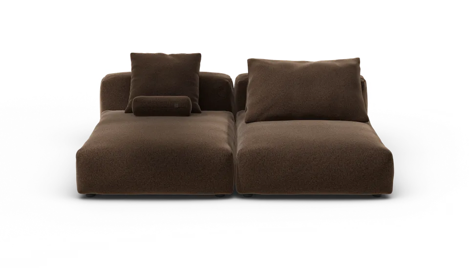 vetsak Sofa Set 01 XLarge divano modulare Pebble Umber profondo