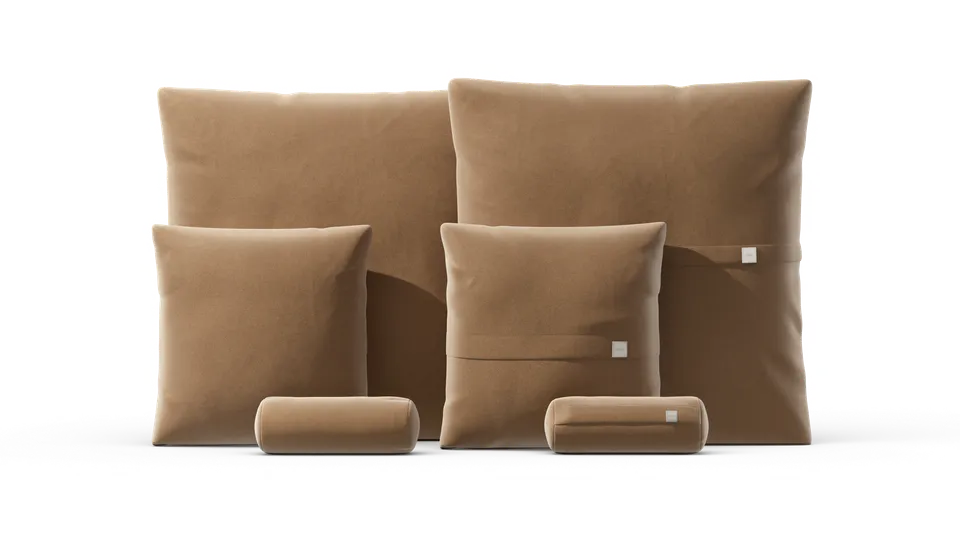 vetsak Pillow Set 3 set cuscini 6 pezzi wheat