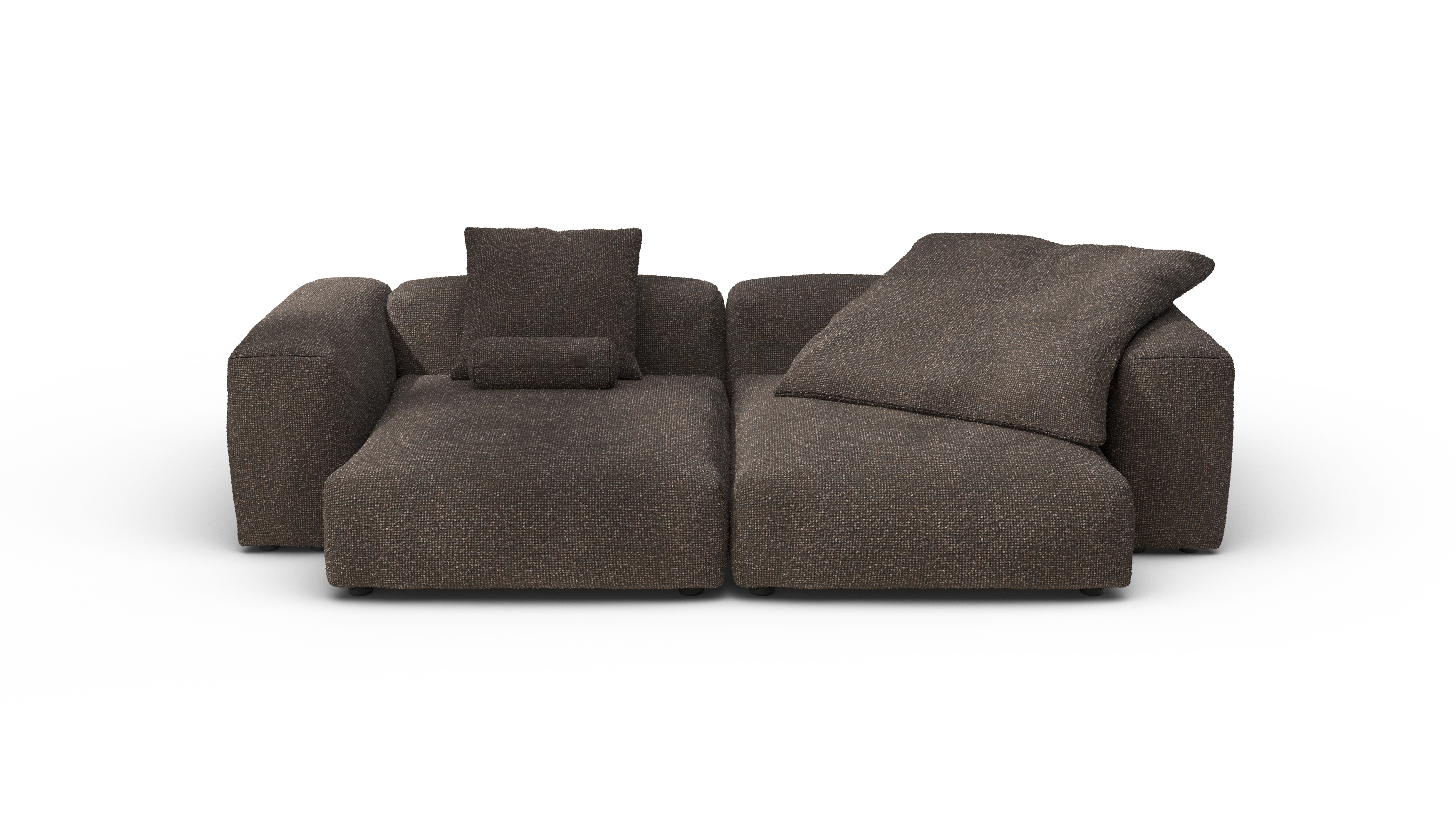 vetsak Set 02 XLarge divano modulare Nub Walnut
