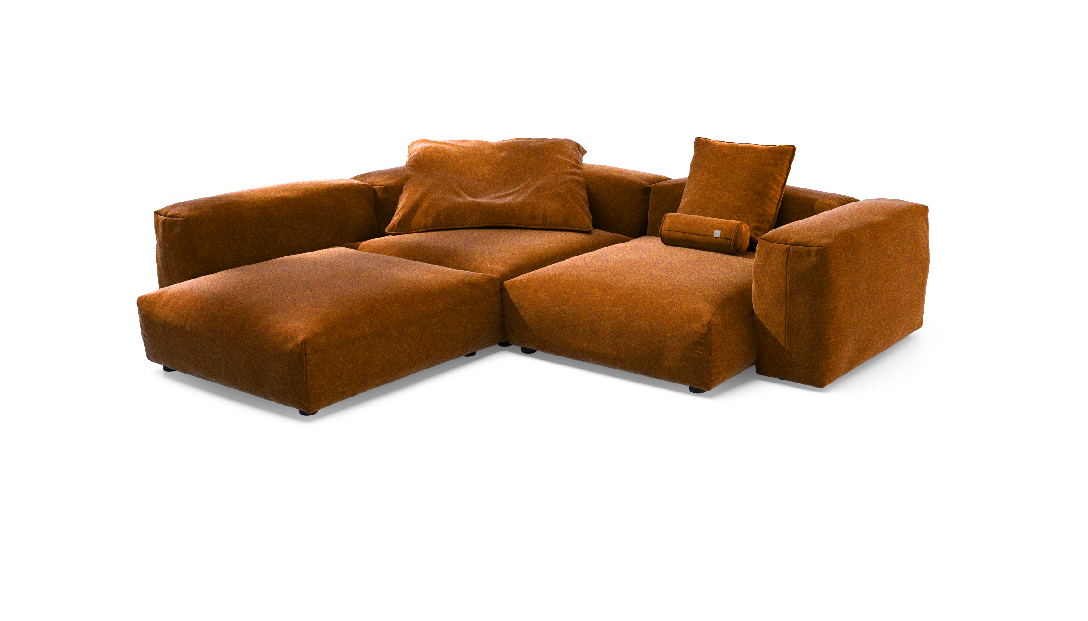 vetsak Sofa Set 05 divano angolare 5 posti miele