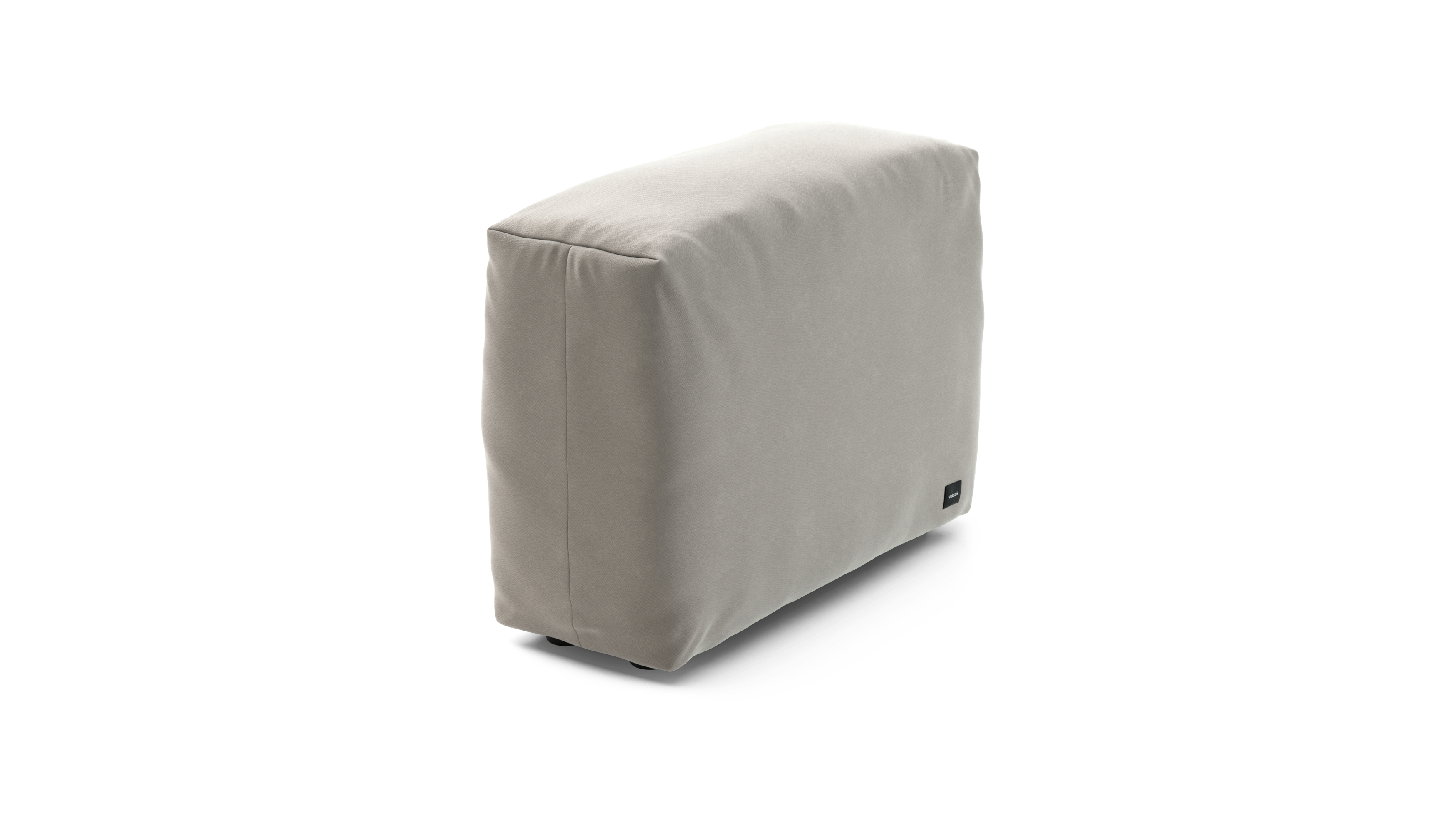 vetsak Sofa Side Medium modulo laterale 84 cm argilla