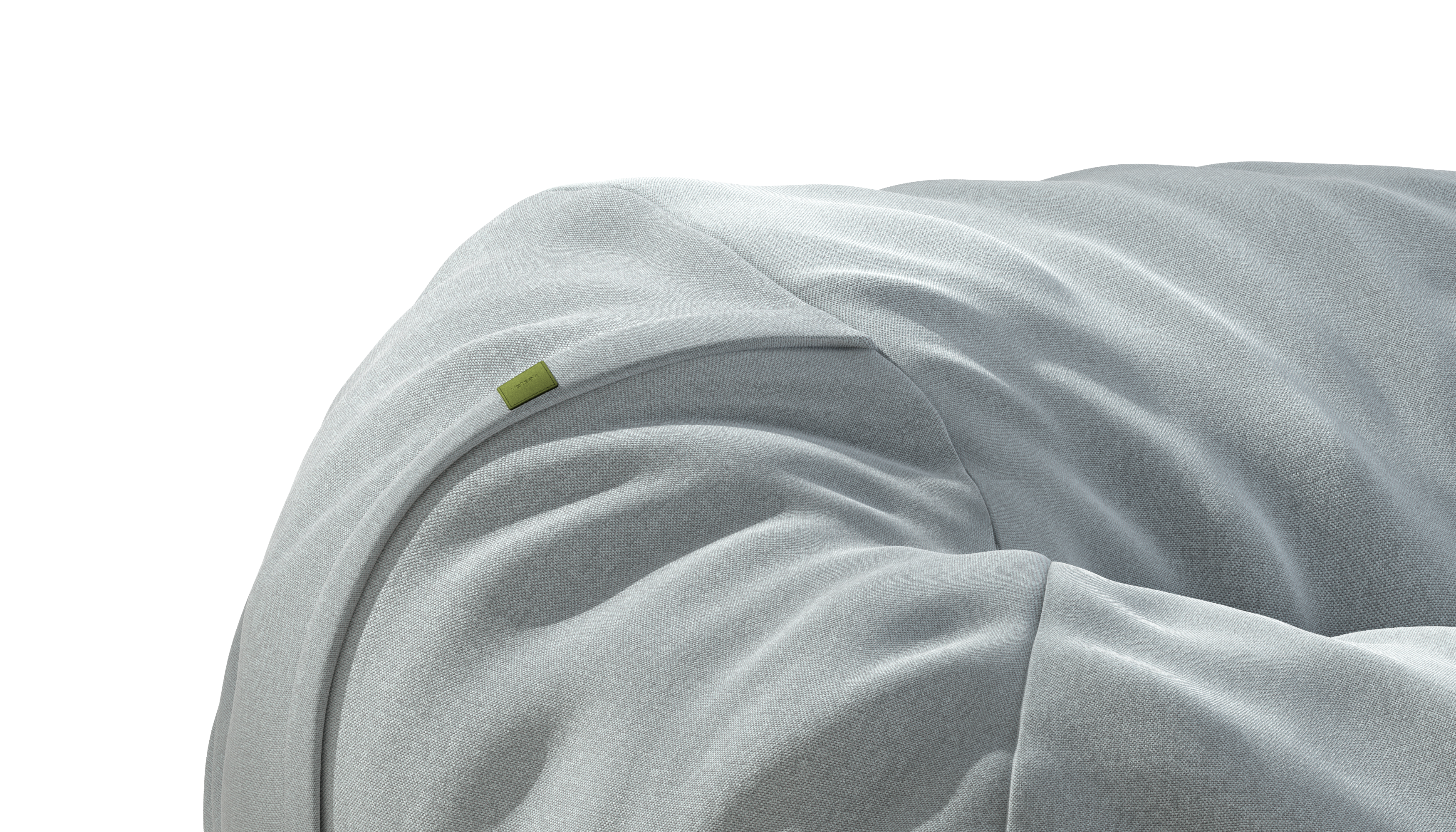 vetsak Beanbag Medium pouf turchese piqué da esterno