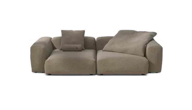 vetsak Sofa Set 02 Large divano taupe 272x115 modulare 3,5 posti