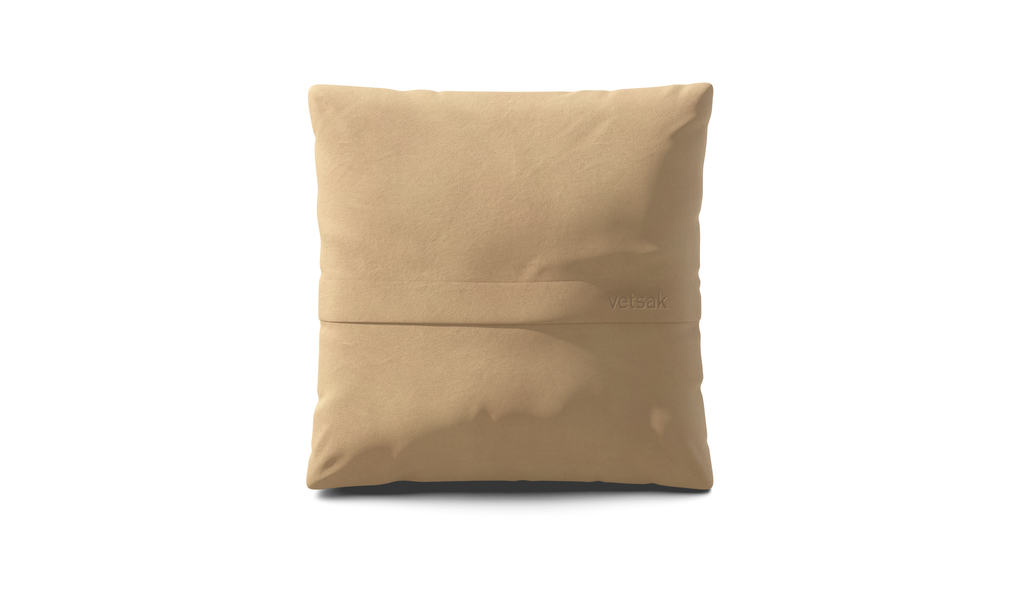 vetsak Big Pillow cuscino grande pelle beige