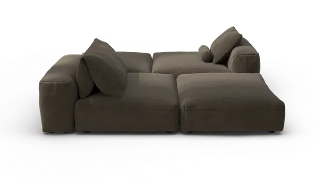 vetsak Sofa Set 08 Daybed divano outdoor marrone