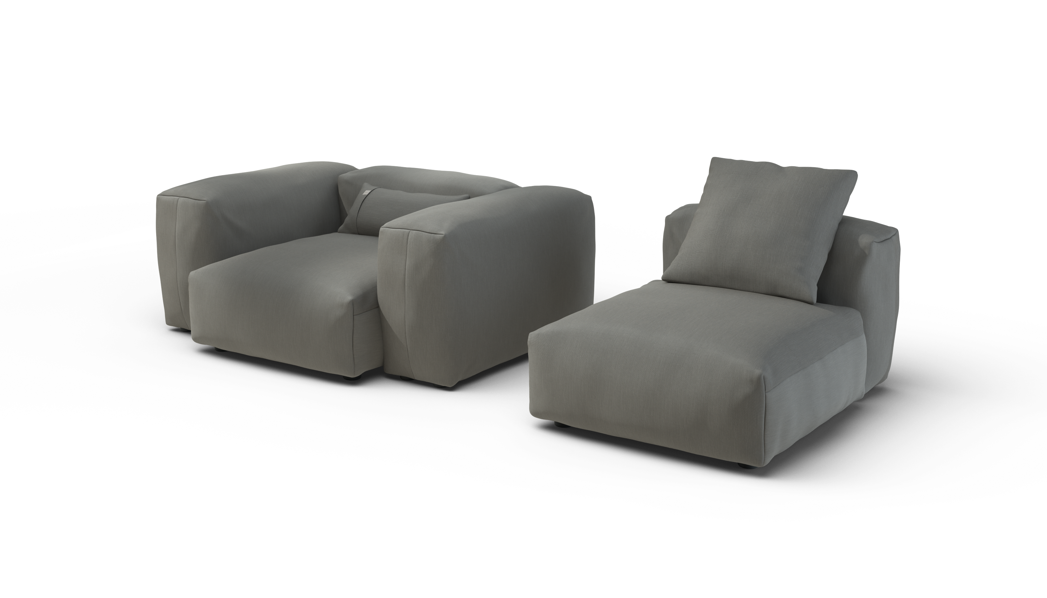 vetsak Sofa Set 02 Medium divano flint 230x115 esterno