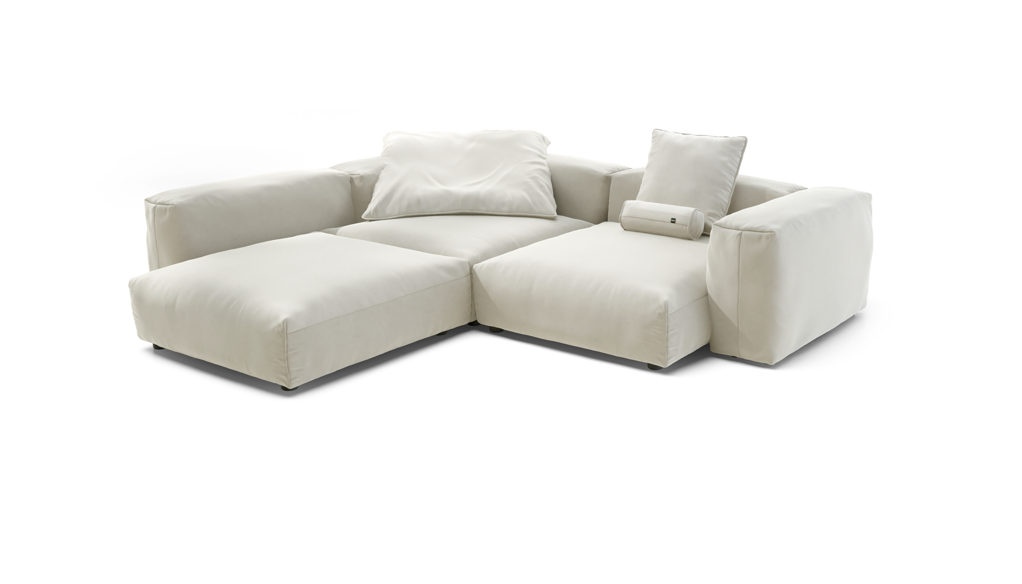 vetsak Sofa Set 05 divano angolare Suave Pearl 377x136