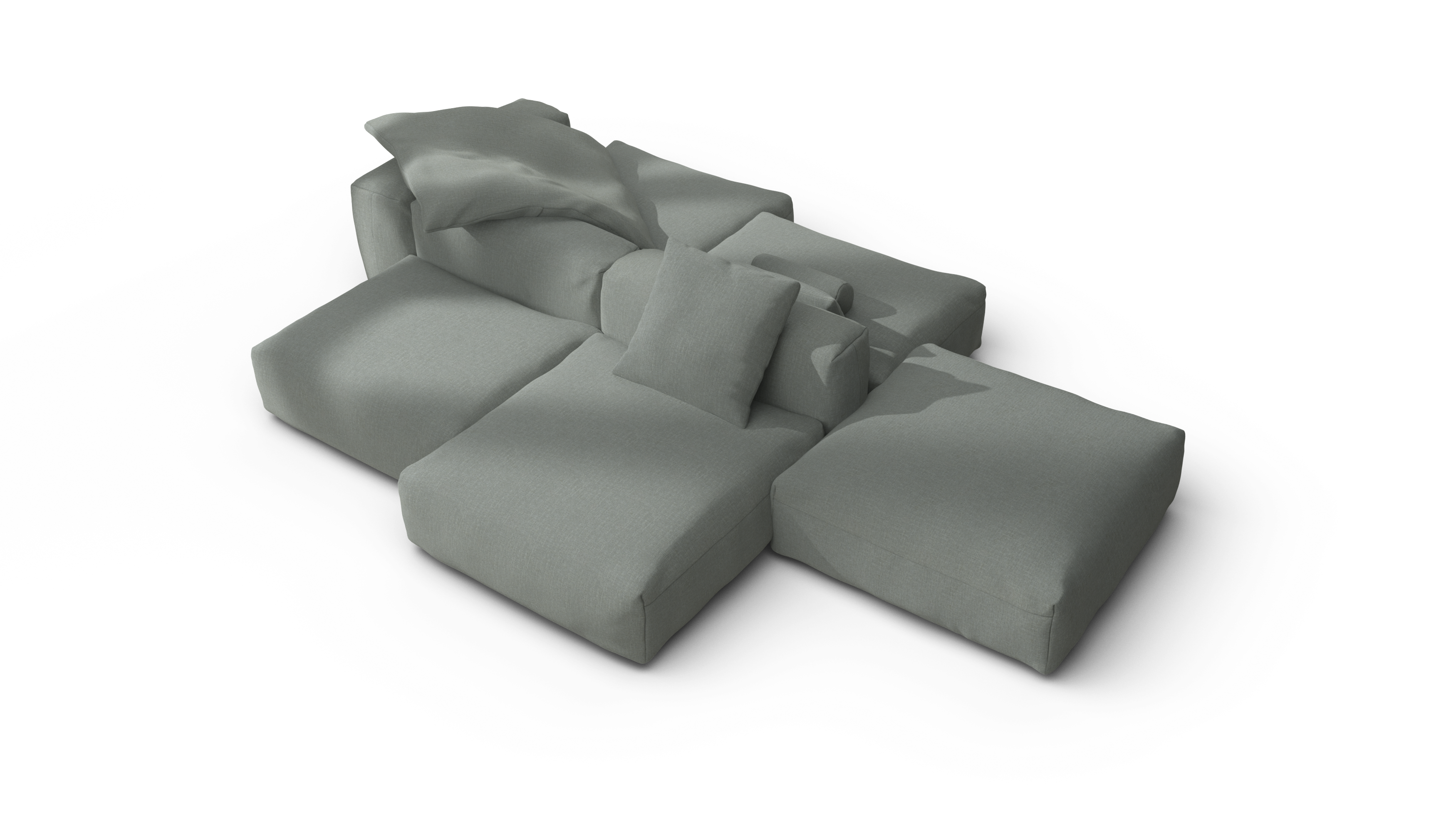 vetsak Sofa Set 09 The Island divano salvia Breeze