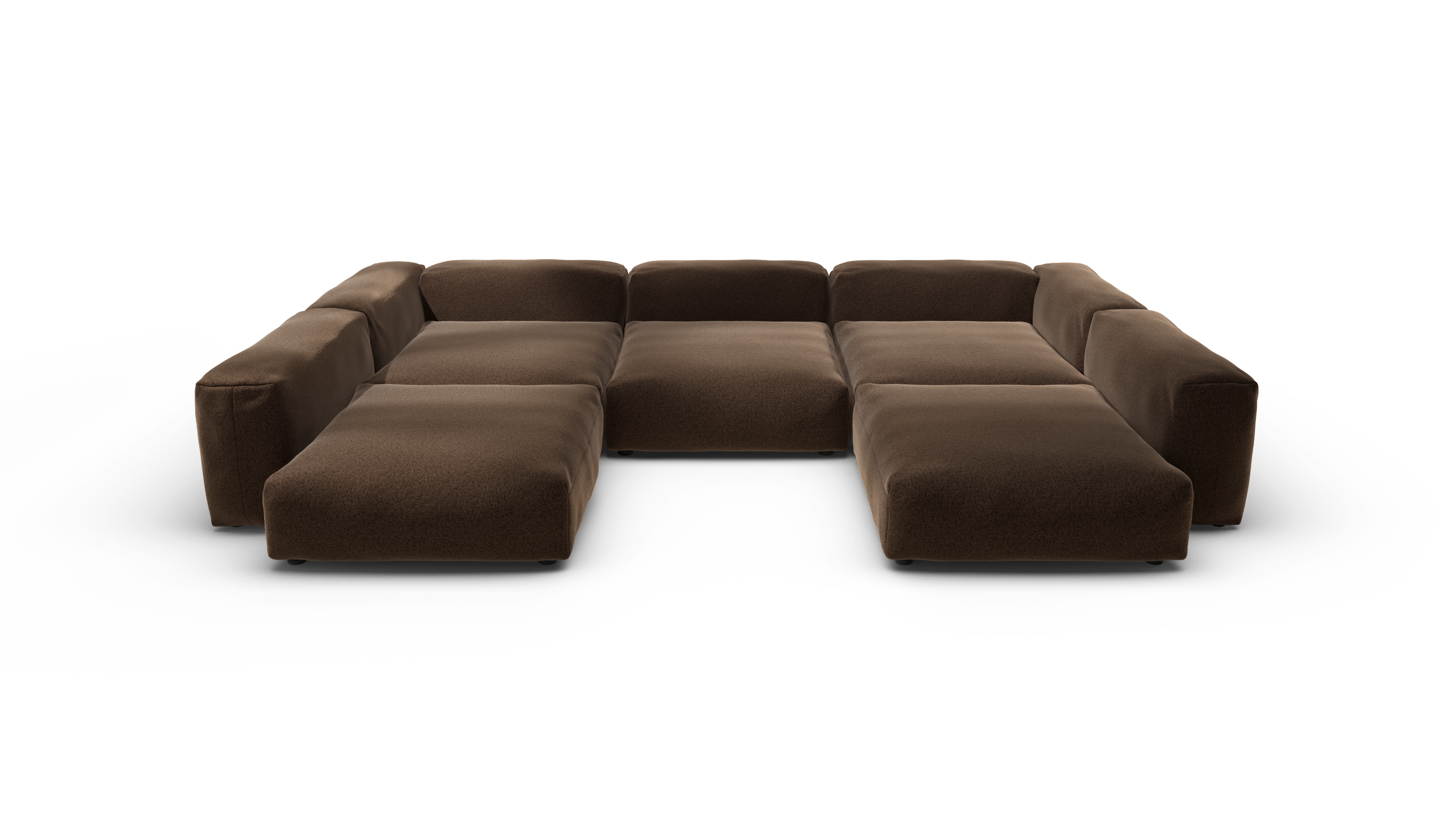 vetsak Sofa Set 06 divano angolare Umber 6,5 posti