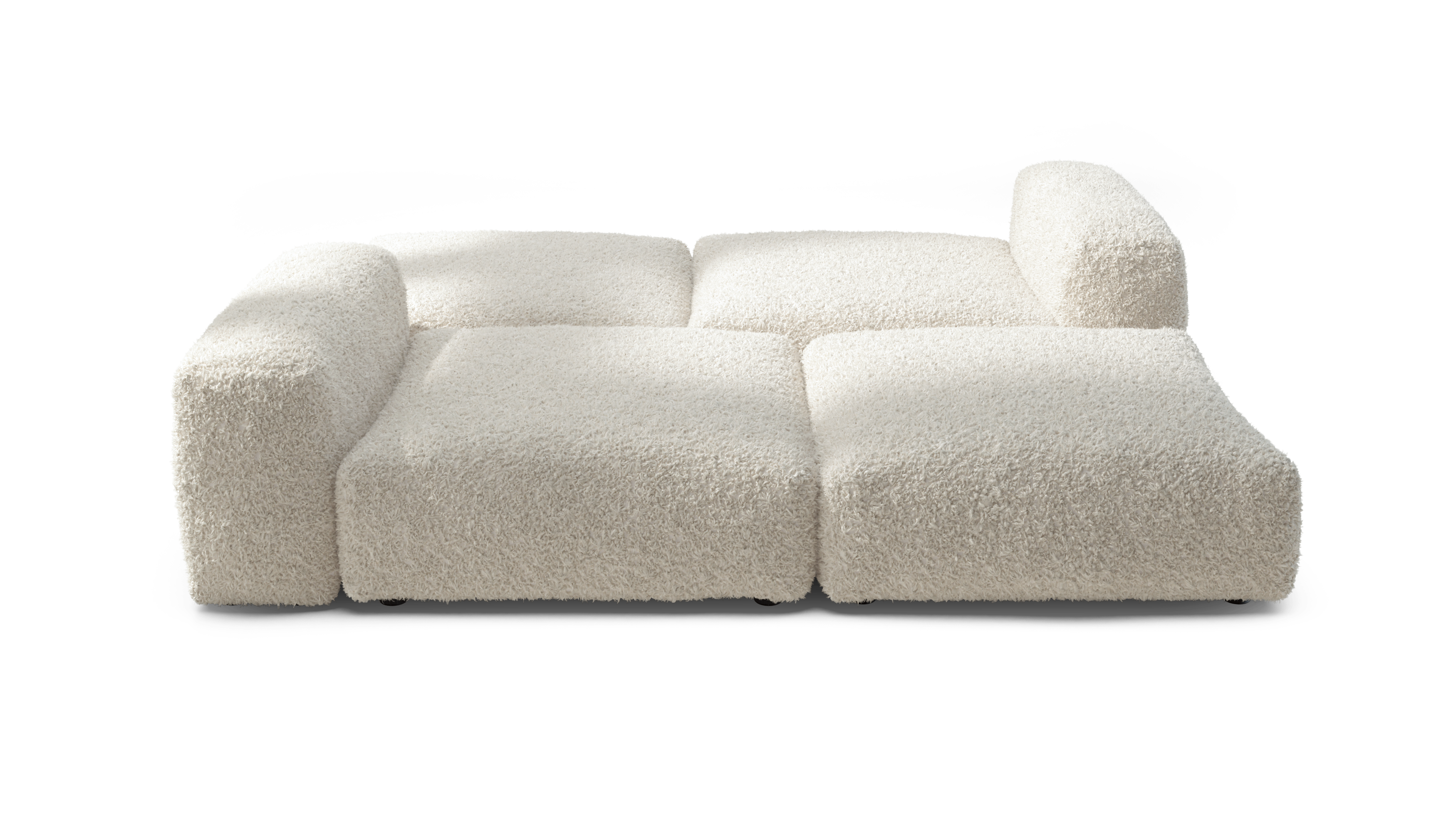 vetsak Sofa Set 08 Daybed divano modulare crema 210x241