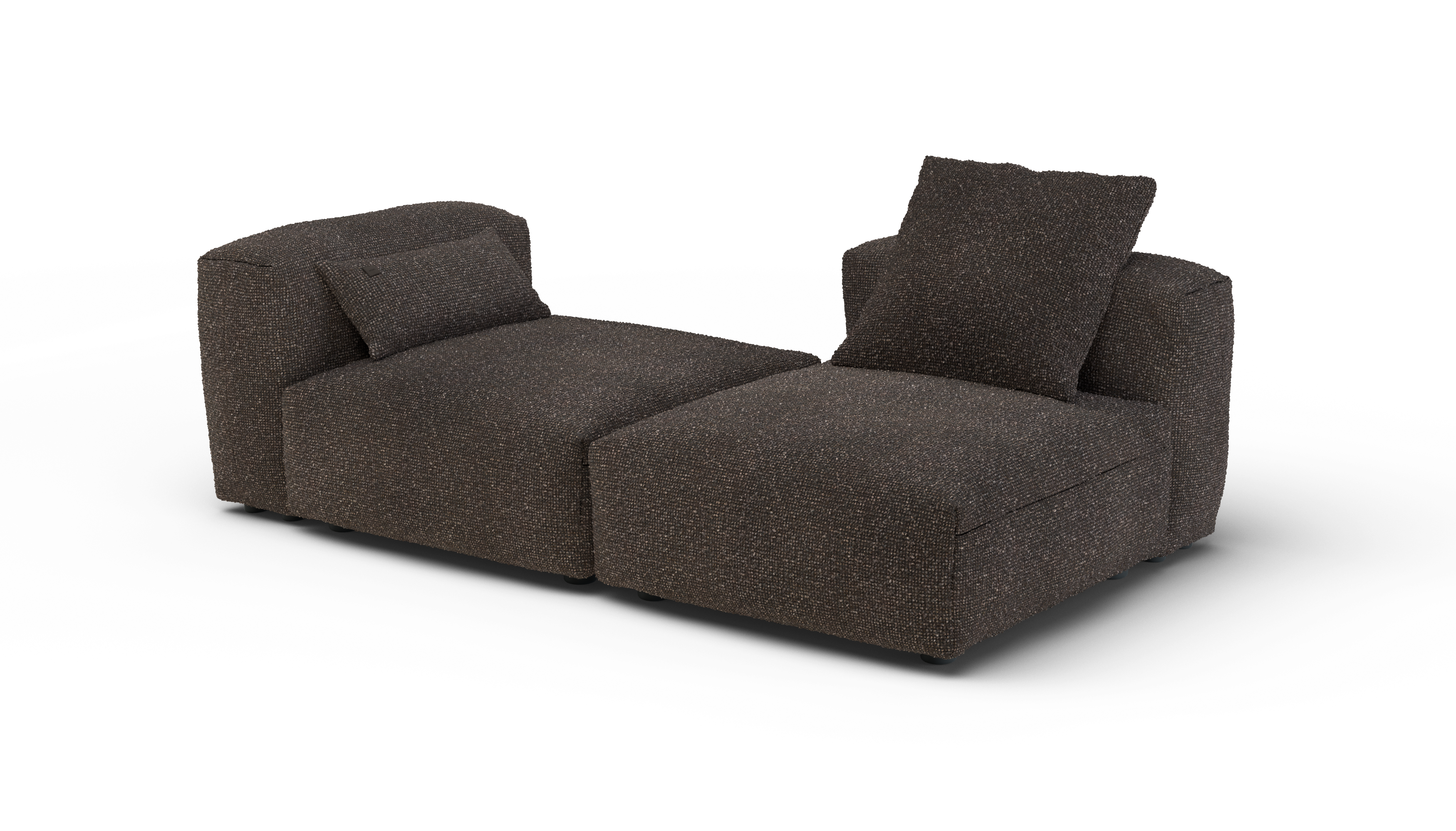 vetsak Sofa Set 01 Medium divano modulare Nub Walnut