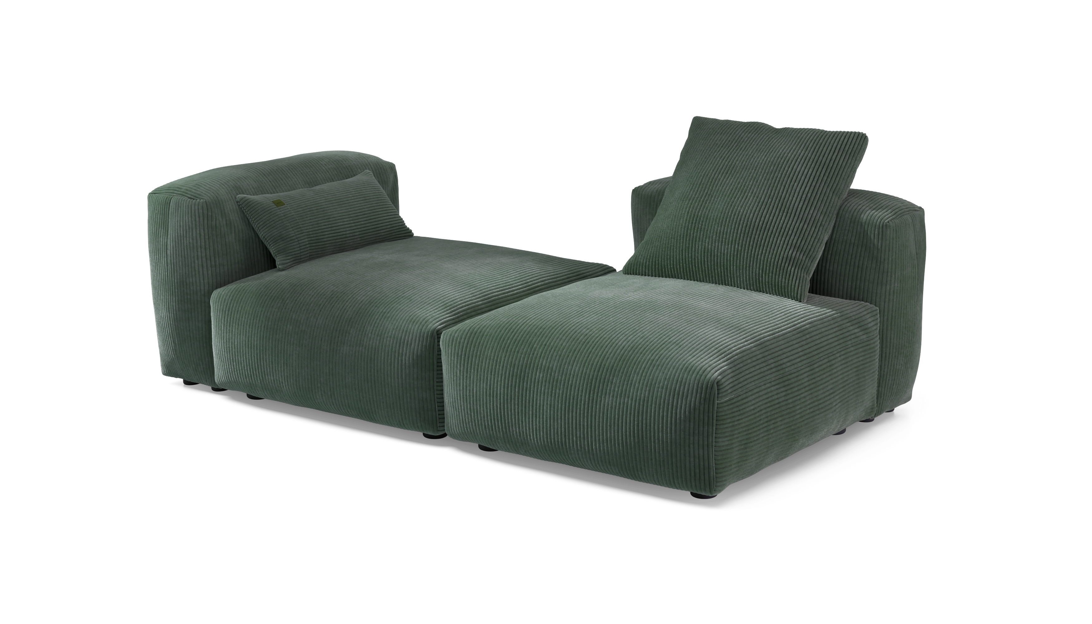 vetsak Set 01 Medium divano modulare 3 posti hunter cord velour
